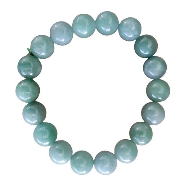 WOMEN'S Jade Stretched Bridge Cultured Pearl B-629-ME. 7" - Picture 1 of 6